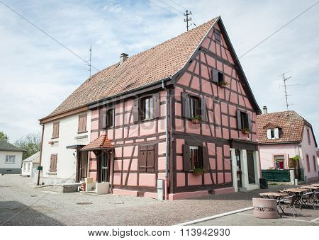 French village street