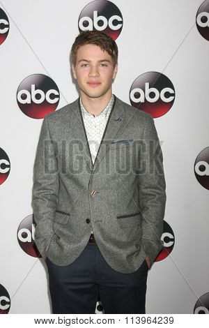 LOS ANGELES - JAN 9:  Connor Jessup at the Disney ABC TV 2016 TCA Party at the The Langham Huntington Hotel on January 9, 2016 in Pasadena, CA