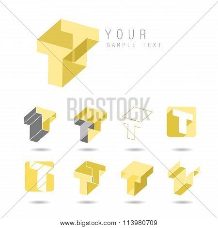 letter T icon