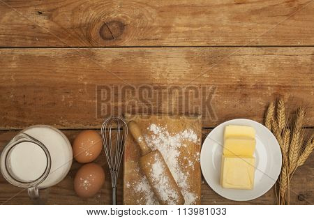 Ingredients for the preparation of bakery products
