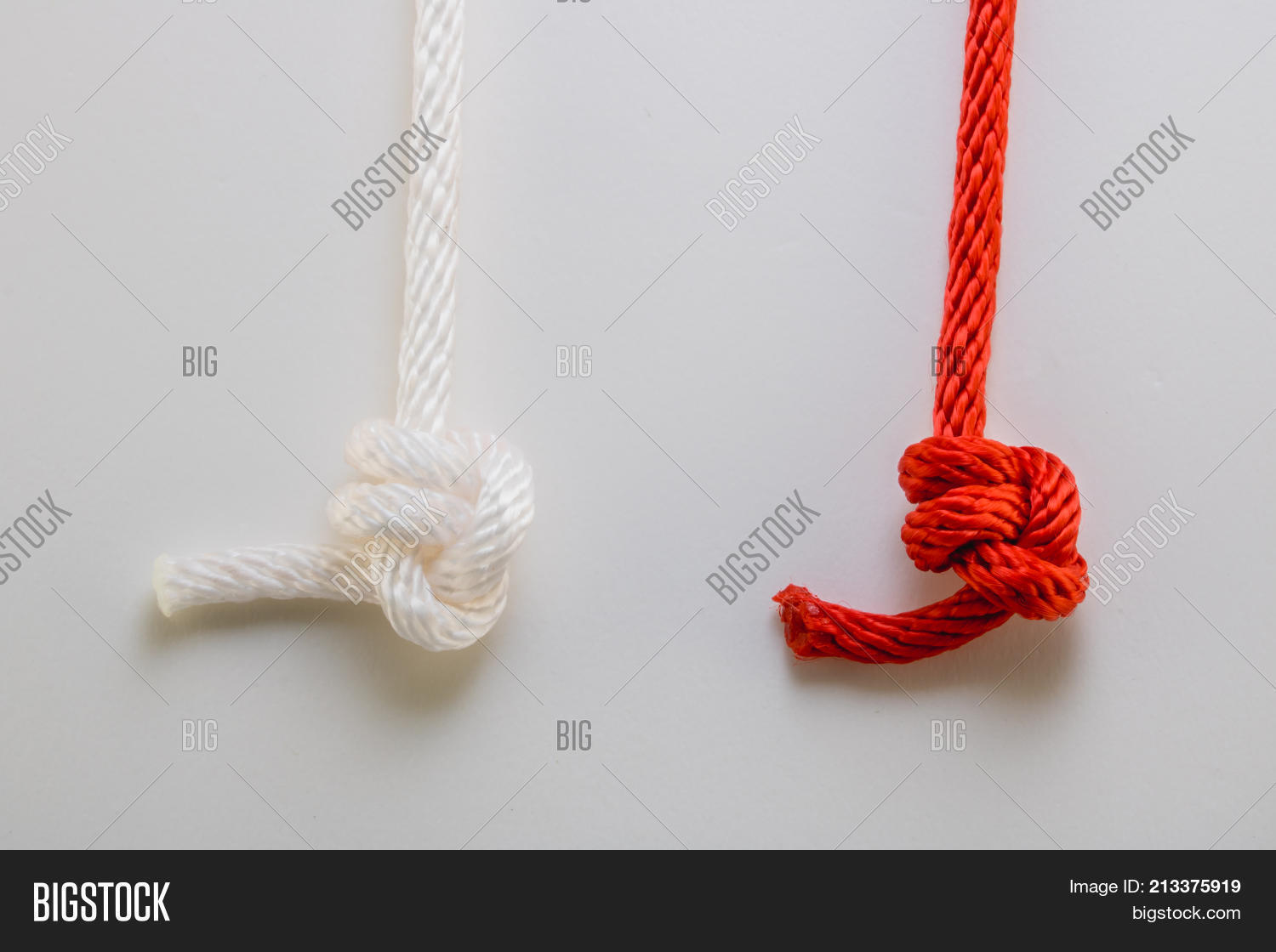 Close Red White Rope Image & Photo (Free Trial) | Bigstock