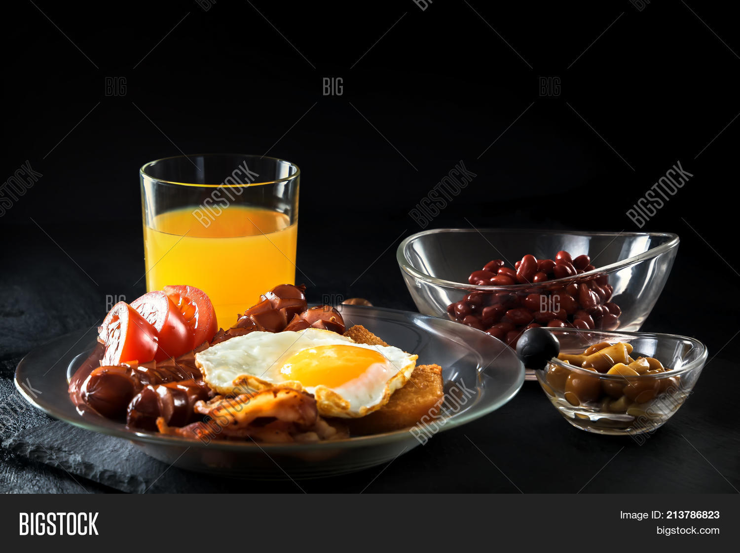 Full English Breakfast Image Photo Free Trial Bigstock