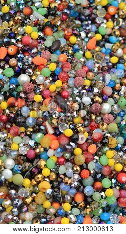 Bunch of Bijoux and Artificial Gem Stones for Jewellery Making