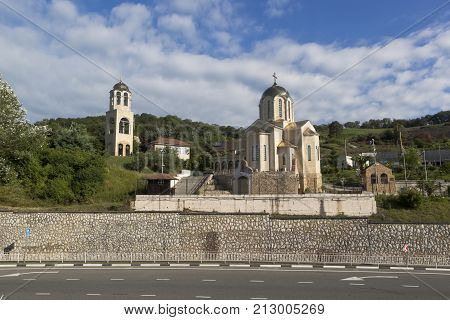 Temple Nicholas the Miracle Worker and Icon of Our Lady in the village Moldovka, Sochi, Krasnodar region, Russia