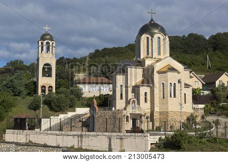 St. Nicholas Church in the village Moldovka, Sochi, Krasnodar region, Russia