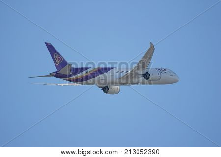 Boeing 787-900 Dreamliner Hs-twb Of Thaiairway.