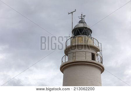 Capdepera lighthouse on Majorca island (Balearic Islands, Spain)