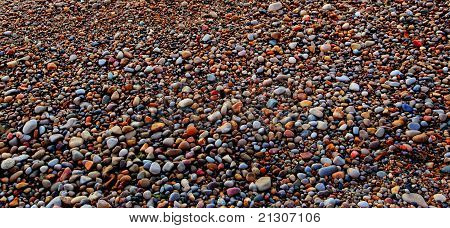 Plaża o zachodzie słońca