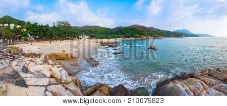 Coal-fired Power Station In Lamma Island, Lamma Island Is A Fishing Village And A Natural Attraction