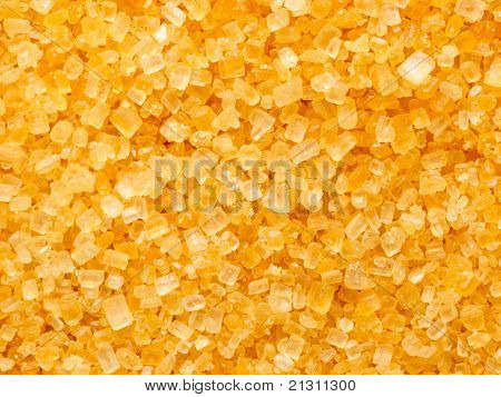 Golden Zuckerkristalle