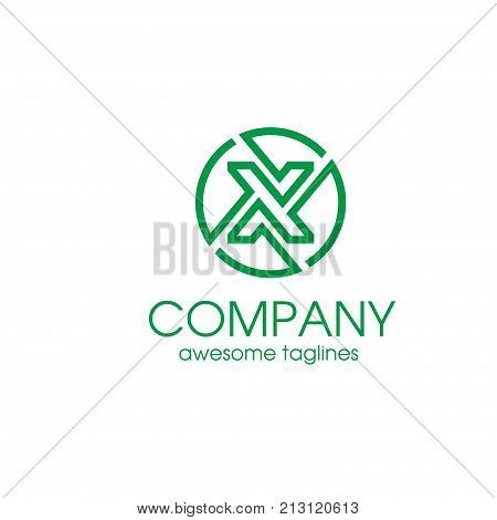 creative  Letter X logo elegant Alphabetical Logo Design Concepts