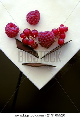 Gooseberies And Raspberries