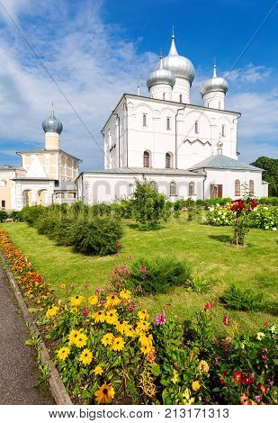 Khutyn Monastery of Saviour's Transfiguration and of St. Varlaam near Veliky Novgorod Russia