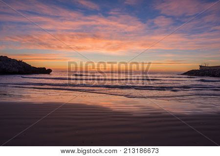 The Coast Of Oropesa Del Mar On The Costa Azahar