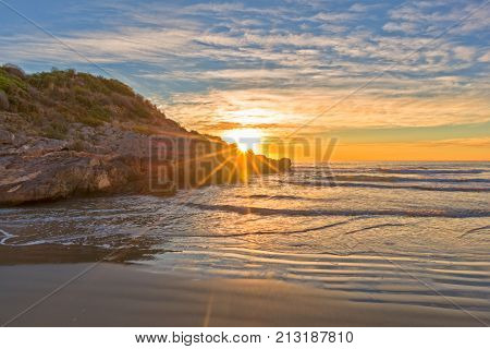 The Coast Of Oropesa Del Mar On The Costa Azahar