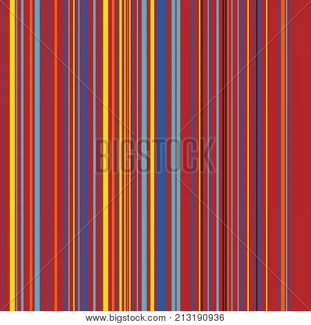 Retro Color Straight Vertical Variable Width Stripes, Color Lines Pattern, Vertically Seamless Pattern, Straight Parallel Vertical Lines, Fashion Geometric Color Random Lines