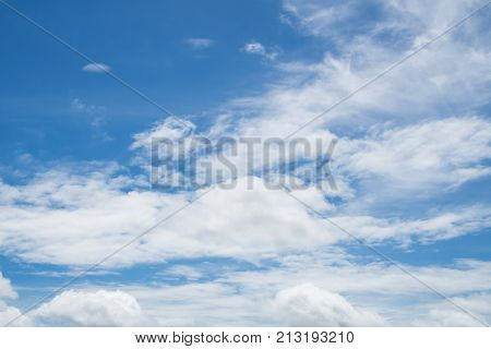 Blue Sky And White Cloud,natural Blue Sye