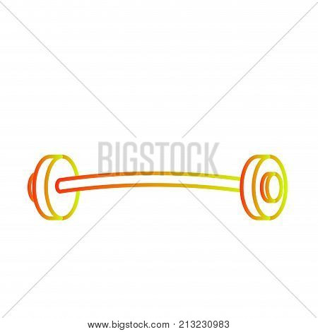 Metal weight of heavy object and equipment theme Isolated design Vector illustration