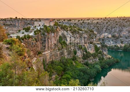 Duraton Canyon In Segovia, Spain