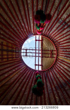 Hole In A Yurt Roof