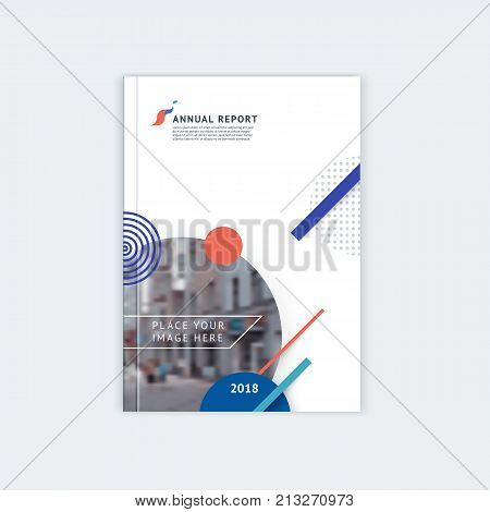 Abstract circle geometric pattern design and background. Use for modern design, cover, template, decorated, brochure, flyer.