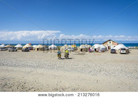 Yurts By The Karakol Lake, Kyrgyzstan