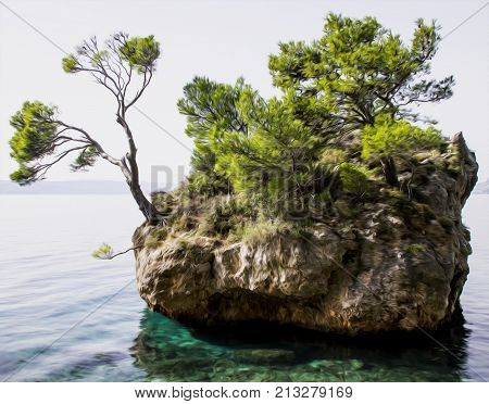 Kamen Brela - Brela, Makarska Riviera, Croatia