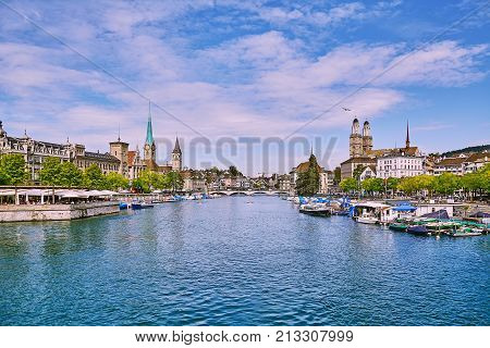 Panoramic View Of Zurich