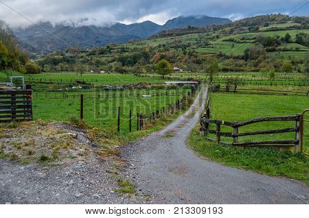 Mountain Landscape In Northern Spain