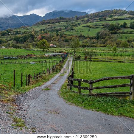 Mountain Landscape In Northern Spain