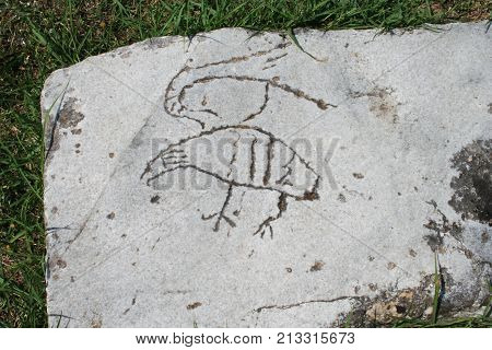 Engravings at the Shops at Philippi. These engravings are near the shops at the agora of Philippi. Likely carved by merchants or slaves who spent time passing at the marketplace. One of the nearby stalls may have belonged to Lydia the merchant who befrien