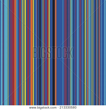 Retro Color Straight Vertical Variable Width Stripes, Color Lines Pattern, Vertically Seamless Pattern, Straight Parallel Vertical Lines, Fashion Geometric Color Random Lines