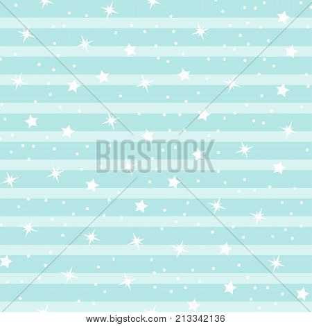 Abstract seamless baby star pattern for girls boys clothes sportswear. Creative vector background with stars and sky. Funny baby star wallpaper for textile and fabric. Fashion kids style.