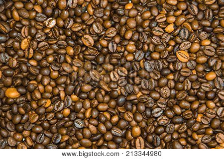 Roasted Coffee Beans, Can Be Used As A Background