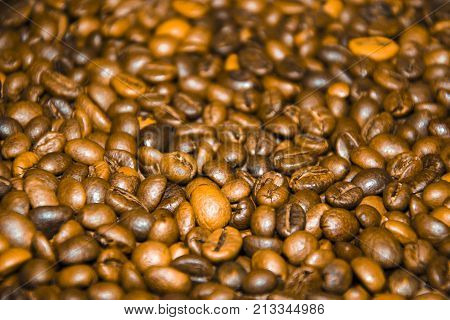 Roasted Coffee Beans, Can Be Used As A Background