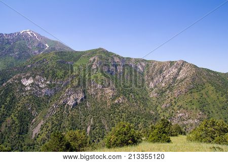 beautiful mountains in Kazakhstan. nature . In the park in nature