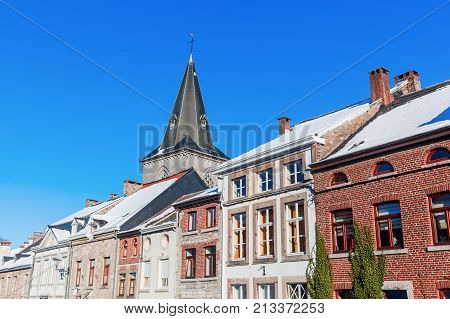 Old Buildings In The Picturesque Small City Limbourg, Belgium