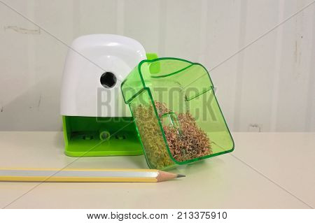 Wood Pencil and sharpener for Business and Education