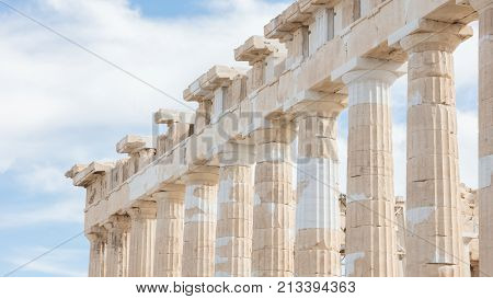 Erechtheion At The Acropolis In Athens - Greece