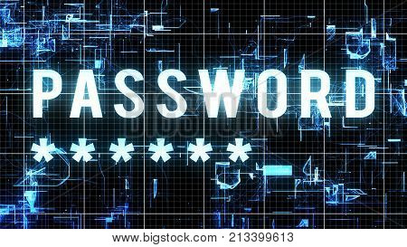 Innovative Password Asterisk Illustration