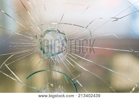 amzing piece of broken glass. glass pattern