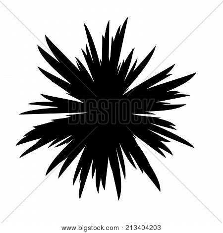 Black and White Flowers Silhouette, Spring and Valentines Day, Abstract Imprints Silhouettes of Meadow Chamomiles Artwork for Textiles, Fabrics