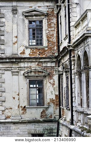Podgoretsky Castle. Elements Of An Ancient Castle. Old Castle.
