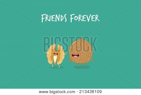 Vegan protein funny set of vector chatacters. Healsy food. vagalife