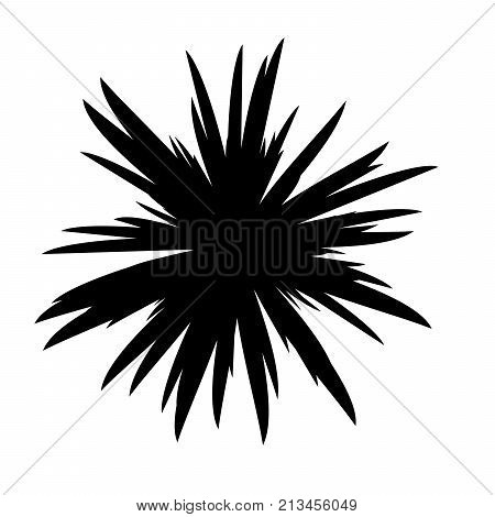Black and White Flowers Silhouette, Spring and Valentines Day, Abstract Imprints Silhouettes of Meadow Chamomiles Artwork for Textiles, Fabrics