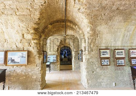 The Exposition Of The Museum Mikhaylovskaya Coastal Battery On Soviet Military Ship 