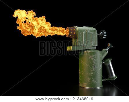 Retro Blowtorch Fire