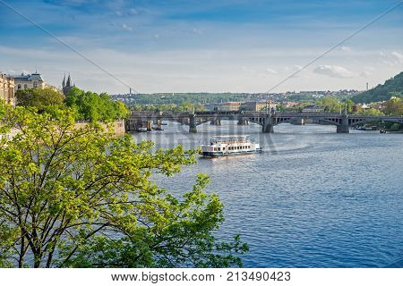 beautiful views of the old town in Prague