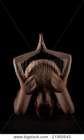 Geometric Posing Girl