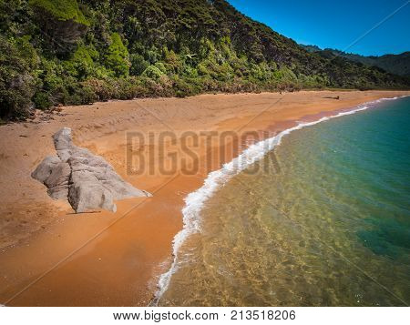 Secluded Totaranui Beach New Zealand